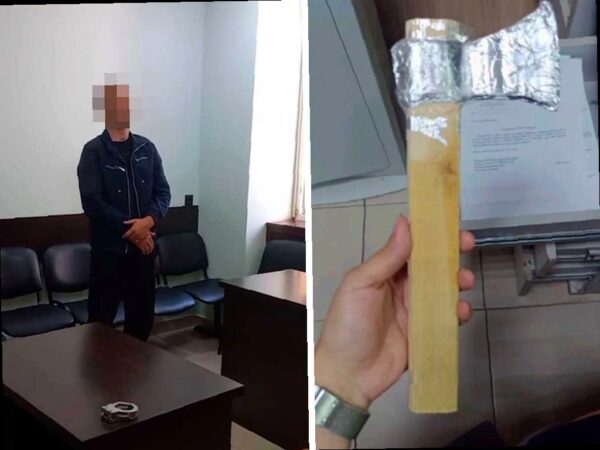 В Сочине арестовали мужчину, угрожавшего топором из фольги