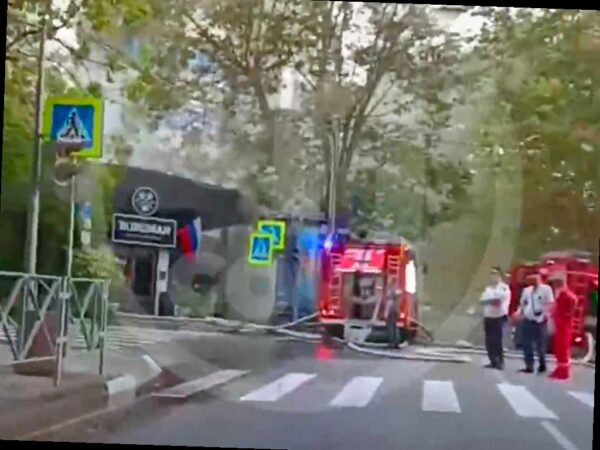 Две торговые палатки и кафе сгорели за ночь в Сочи
