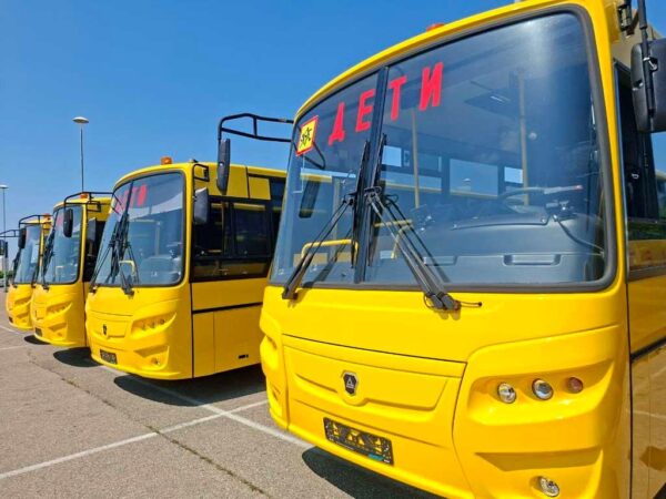 Новые автобусы для школ Сочи