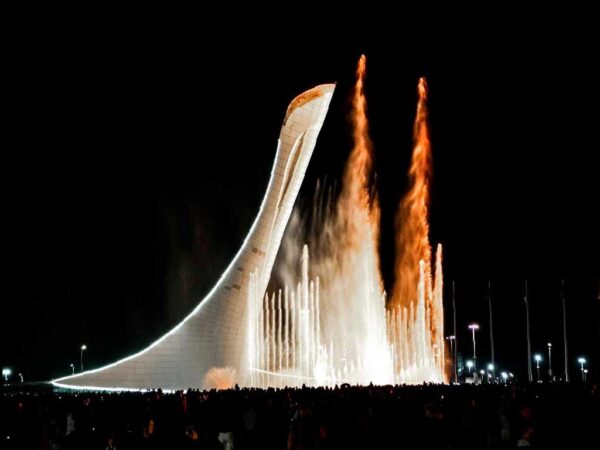 Поющий фонтан в Сириусе откроется в середине ноября