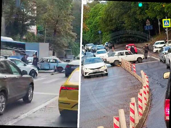 ДТП на спуске с Мамайского перевала вызвало пробки в Дагомысе