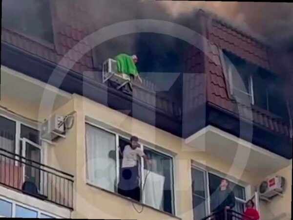 Более 100 человек принимают участие в тушении пожара на улице Альпийской в Сочи