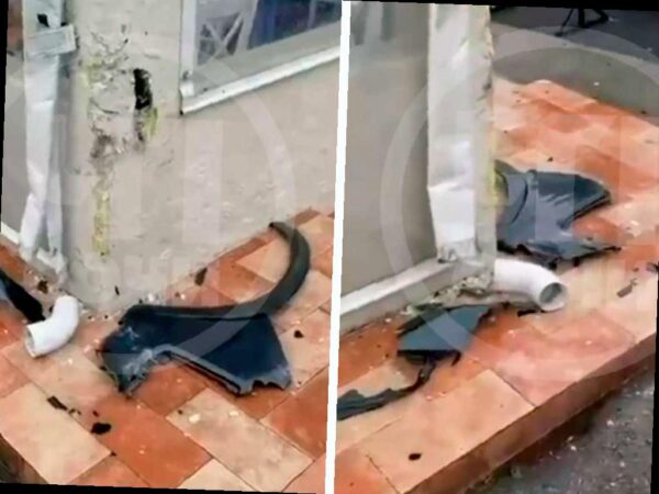 Каршеринг автомобиль протаранил здание ресторана в Сочи