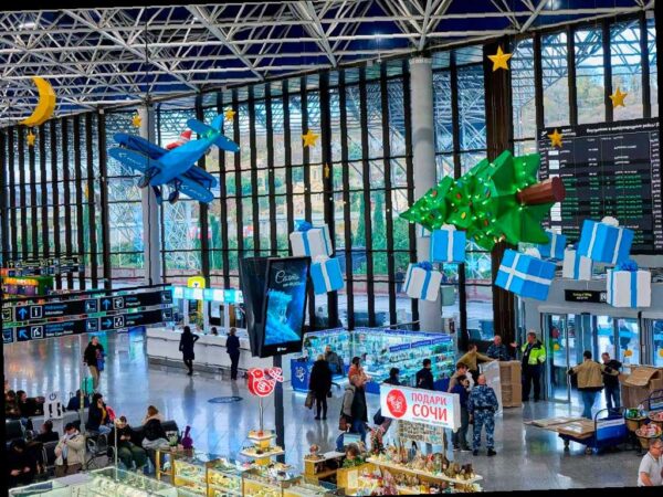 Более 400 тысяч пассажиров ожидаются в аэропорту Сочи на Новый год
