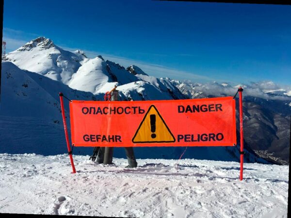 В горах Сочи ожидаются опасные условия из-за снегопадов