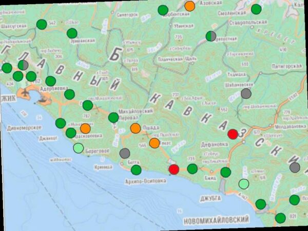 На Кубани ожидается подъем воды в реках из-за снегопадов