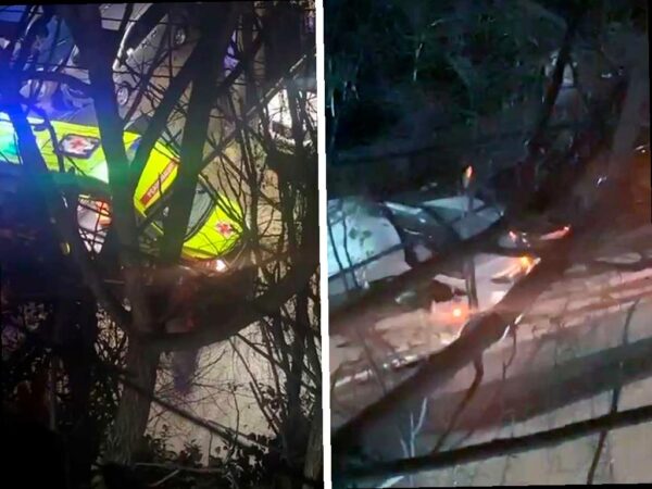 Две машины столкнулись в центре Сочи