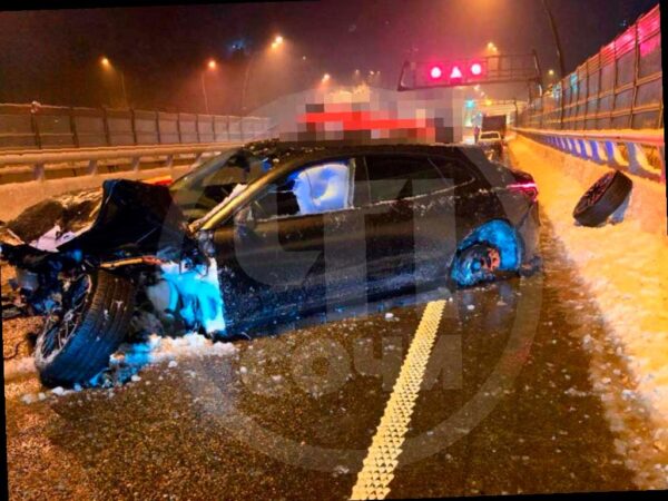 Ночью в Сочи произошла серьезная авария с иномаркой